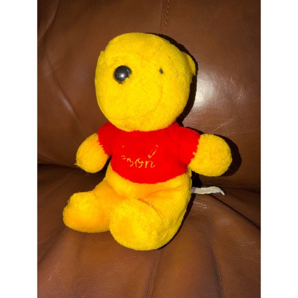 Disney Other - Vintage Sears Walt Disney Winnie the Pooh Plush Red Shirt Stuffed Animal Toy